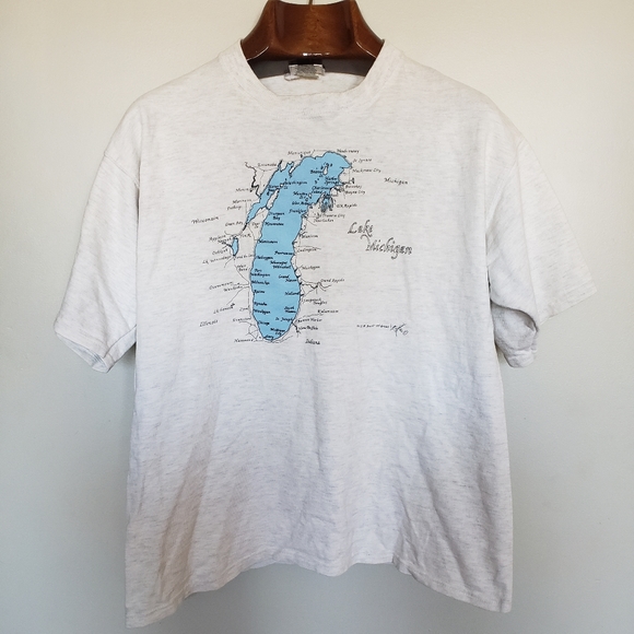 Lee Other - Vintage | Lee Sport Lake Michigan Map MADE IN USA